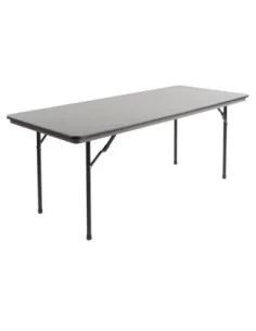 Table rectangulaire pliante grise en ABS Bolero 1830mm 2