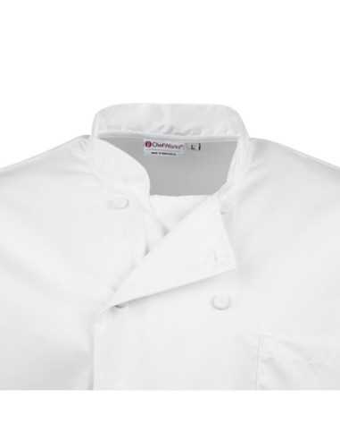 Veste de cuisine mixte blanche à manches longues Chef Works Calgary Cool Vent L