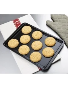 Plaque à pâtisserie antiadhésive en acier carbone Vogue 370 x 257mm 2