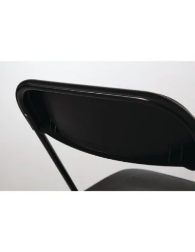 Chaises pliantes Bolero noires (Lot de 10)