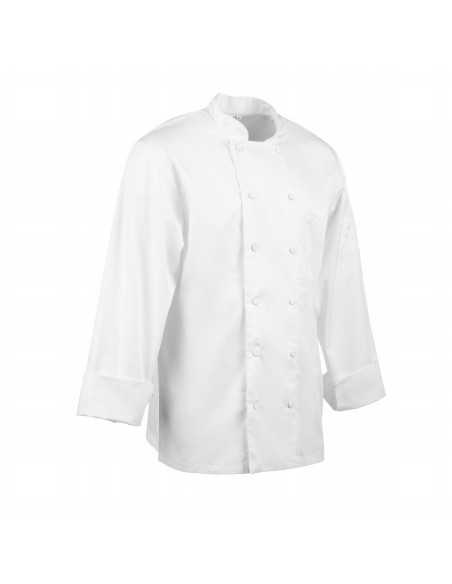 Veste de cuisine mixte blanche à manches longues Chef Works Calgary Cool Vent XXL