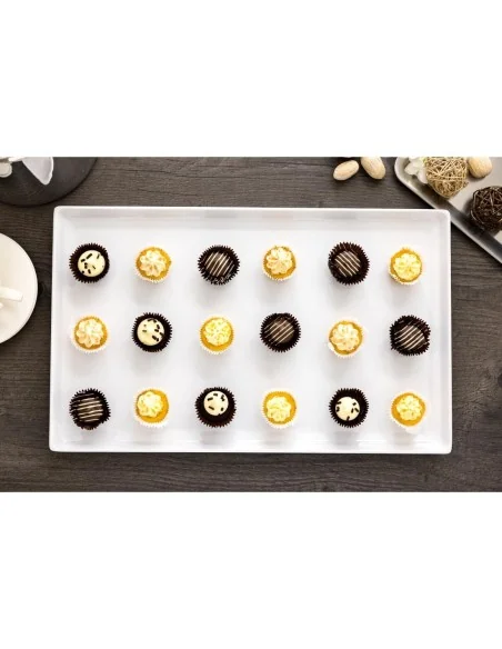 Plateau en mélamine APS Float blanc GN1/1