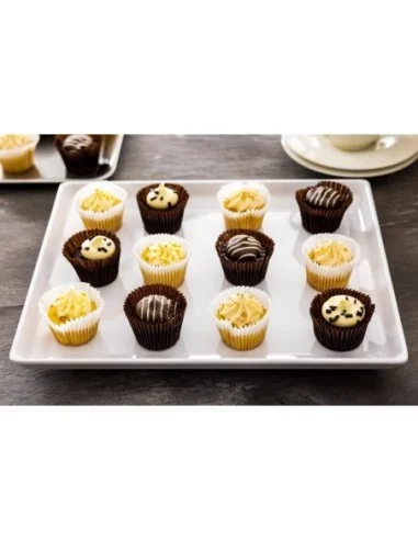 Plateau en mélamine APS Float blanc GN1/2