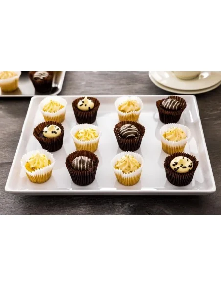 Plateau en mélamine APS Float blanc GN1/2