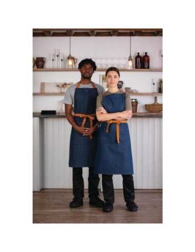 Tablier serveur bleu denim Southside 700x1000mm