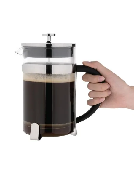 Cafetière à piston en acier inoxydable Olympia 12 tasses