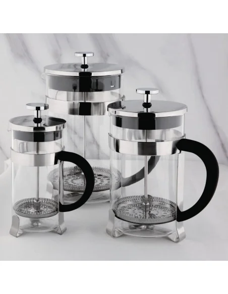 Cafetière à piston en acier inoxydable Olympia 12 tasses