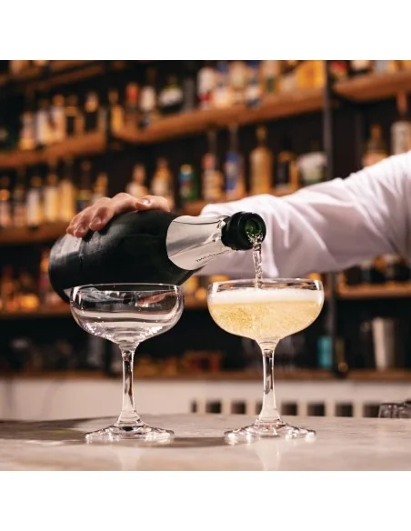 Coupe à champagne en cristal Bar Collection Olympia 200ml (Lot de 6)