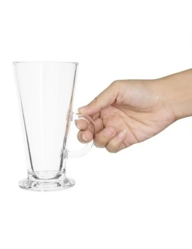 Verres boissons chaudes en verre trempé Olympia (Lot de 12)