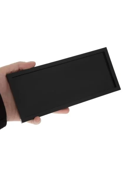 Présentoir de salle de bain noir