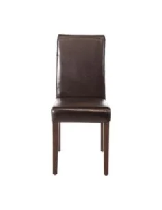 Chaises en simili cuir Bolero marron foncé (Lot de 2) 2