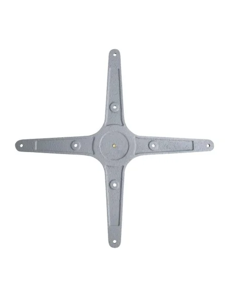 Pied de table à plateau basculant Bolero aluminium