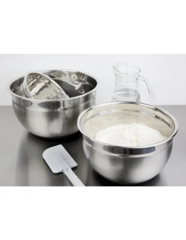 Bassine acier inoxydable fond silicone Vogue 3L