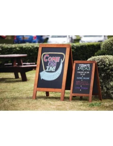 Panneau de trottoir Olympia cadre en bois 1200 x 700mm