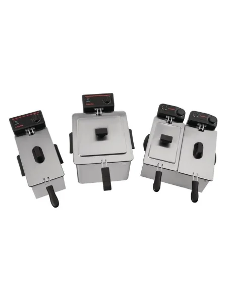 Friteuse de comptoir double Caterlite peu intensive 2x 3,5L