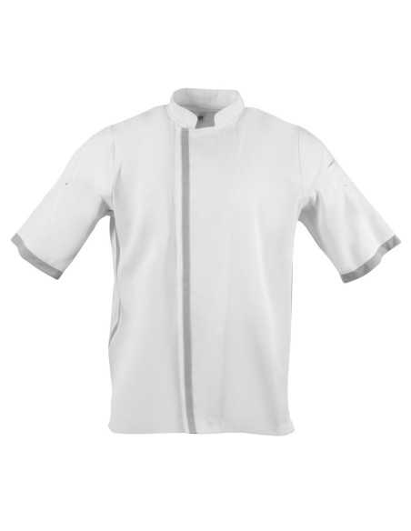 Veste de cuisine blanche à manches courtes Southside M