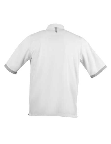 Veste de cuisine blanche à manches courtes Southside M