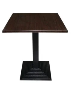 Plateau de table carré Bolero marron foncé 700mm 2