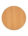 Plateau de table rond Bolero effet hêtre 600mm