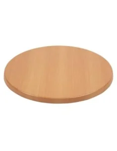 Plateau de table rond Bolero effet hêtre 600mm 2