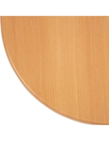Plateau de table rond Bolero effet hêtre 600mm