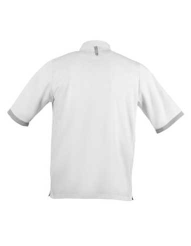 Veste de cuisine blanche à manches courtes Southside S