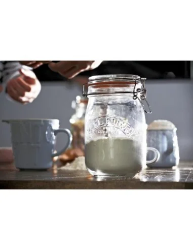Bocal à conserves avec clip Kilner 1L