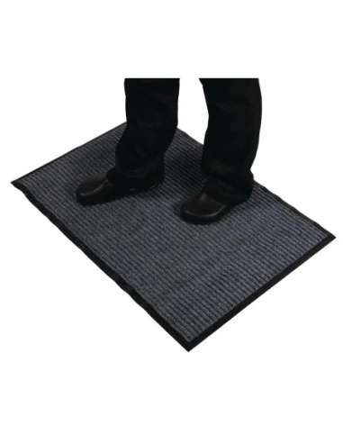 Tapis d'entrée gris acier Jantex 900 x 600mm