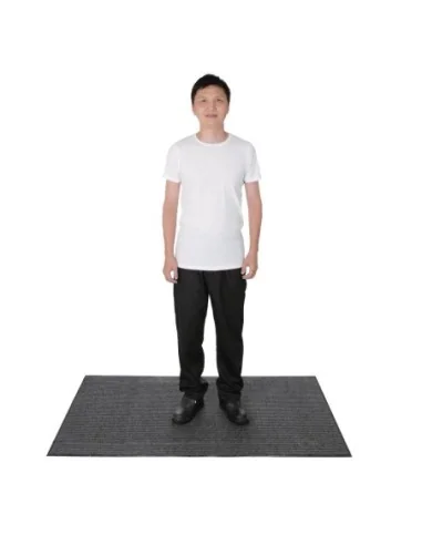 Tapis d'entrée gris acier Jantex 1500 x 900mm