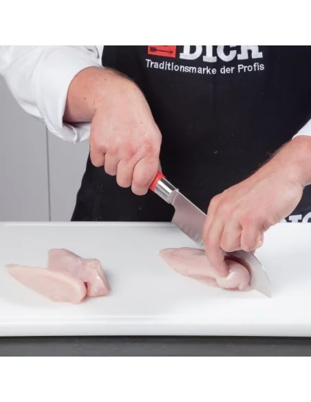 Couteau Santoku alvéolé Dick Red Spirit 180mm