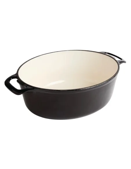 Grande cocotte ovale noire Vogue 6L