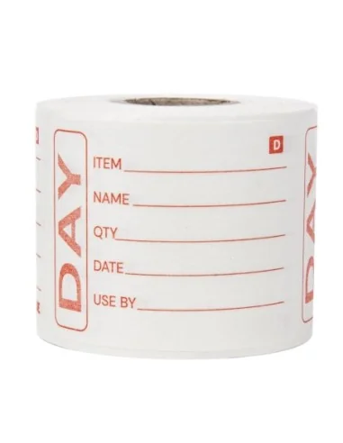 Etiquettes alimentaires solubles Hygiplas (Lot de 250)