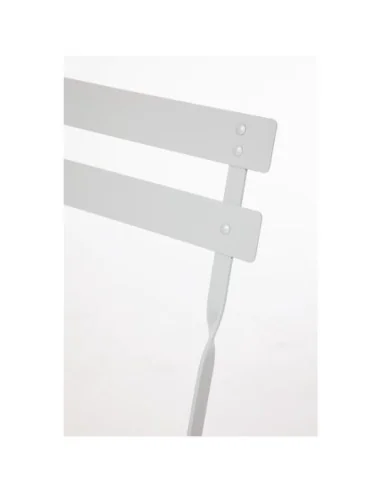 Chaise de terrasse pliantes en acier gris Bolero (lot de 2)