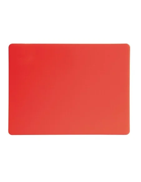 Petite planche à découper basse densité Hygiplas rouge