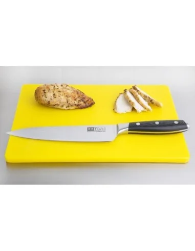 Petite planche à découper basse densité Hygiplas jaune