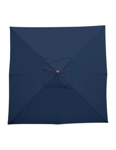 Parasol carré Bolero 2,5m bleu marine