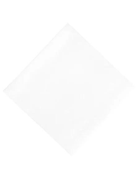 Serviettes déjeuner ouate blanches compostables Duni 400mm (lot de 750)