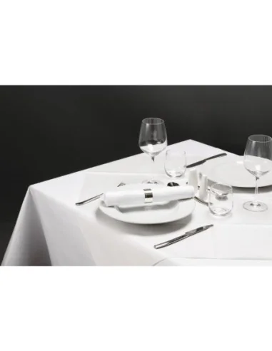 Surnappes blanches Dunisilk Duni (lot de 100)