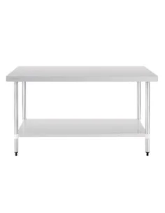 Table en acier inoxydable sans rebord Vogue 1500 x 700mm 2