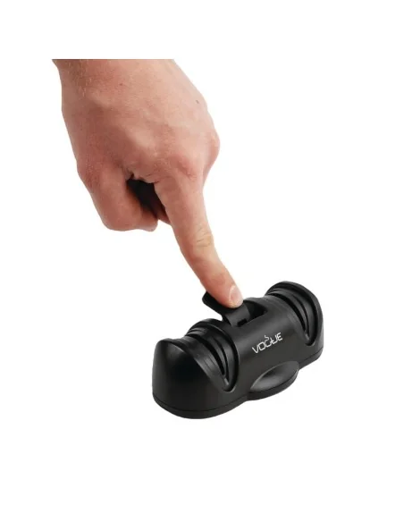 Aiguiseur manuel 2 étapes avec socle à ventouses Vogue