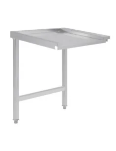 Table de sortie droite pour lave-vaisselle à capot Vogue 600mm 2