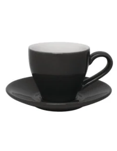 Soucoupe pour tasse espresso Olympia grise  (Lot de 12) 2