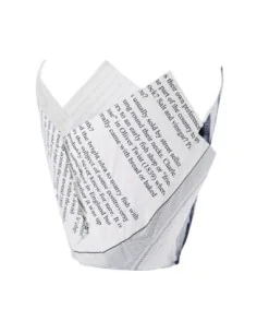 Cornets à frites antigraisse motif papier journal (lot de 1100)