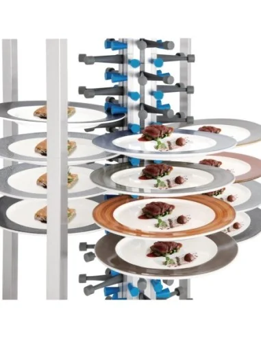 Porte-assiettes garnies mobile Vogue 84 assiettes
