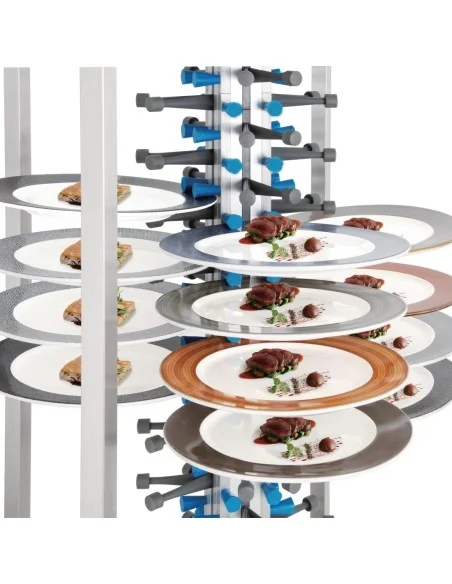 Porte-assiettes garnies mobile Vogue 84 assiettes