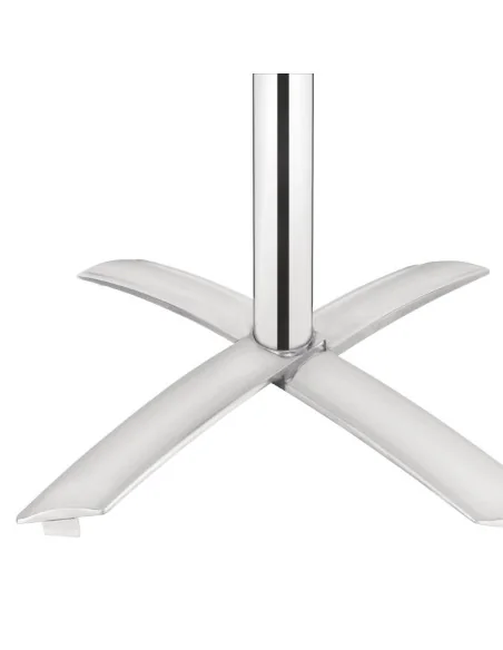 Table bistro carrée plateau basculant frêne Bolero 600mm