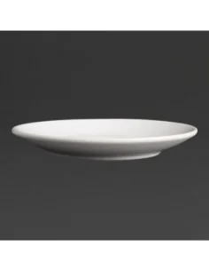 Soucoupe pour tasses 228ml et 340ml Olympia blanche (Lot de 12) 2