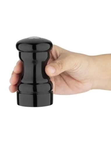 Ensemble sel et poivre en bois Olympia noir