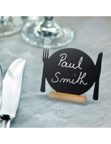 Silhouette de table assiette Securit (Lot de 3)