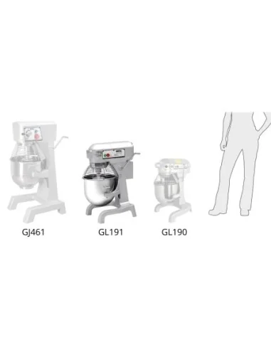 Batteur planétaire Buffalo 20L 1100W